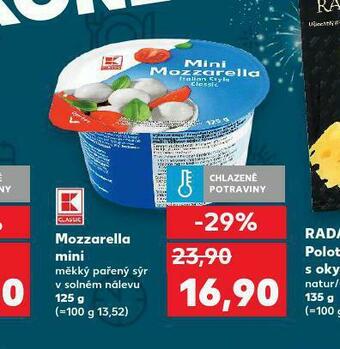 Kaufland Mozzarella mini nabídka