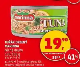 Penny Market TUŇÁK DRCENÝ MARINNA, 185 g nabídka