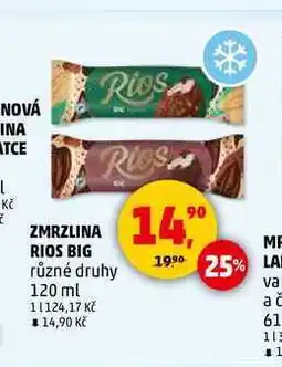 Penny Market ZMRZLINA RIOS BIG, 120 ml nabídka