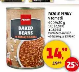 Penny Market FAZOLE PENNY v tomatě, 400 g nabídka