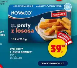 Penny Market RYBÍ PRSTY Z LOSOSA NOWACO, 250 g nabídka