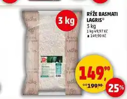 Penny Market RÝŽE BASMATI LAGRIS, 3 kg nabídka