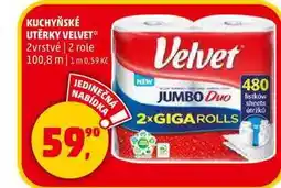 Penny Market KUCHYŇSKÉ UTĚRKY VELVET, 2 role nabídka