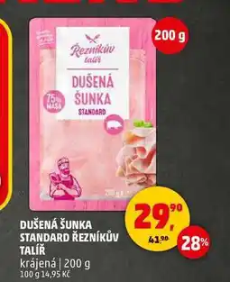 Penny Market DUŠENÁ ŠUNKA STANDARD ŘEZNÍKŮV TALÍŘ, 200 g nabídka