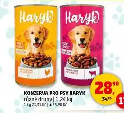 Penny Market KONZERVA PRO PSY HARYK, 1,24 kg nabídka