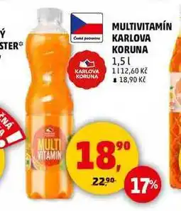 Penny Market MULTIVITAMÍN KARLOVA KORUNA, 1,5 l nabídka