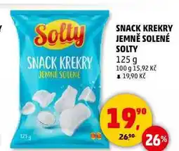 Penny Market SNACK KREKRY JEMNĚ SOLENÉ SOLTY, 125 g nabídka