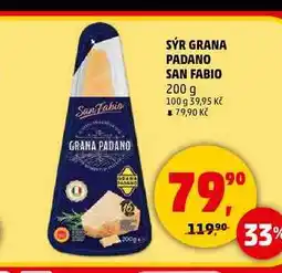 Penny Market SÝR GRANA PADANO SAN FABIO, 200 g nabídka