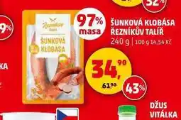 Penny Market ŠUNKOVÁ KLOBÁSA ŘEZNÍKŮV TALÍŘ, 240 g nabídka