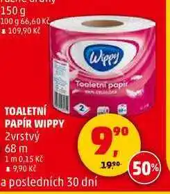 Penny Market TOALETNÍ PAPÍR WIPPY, 68 m nabídka