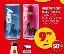 Penny Market FRIZZANTE CITY SECCO/ROSATO plech, 0,2 l nabídka