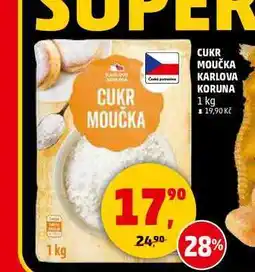 Penny Market CUKR MOUČKA KARLOVA KORUNA, 1 kg nabídka
