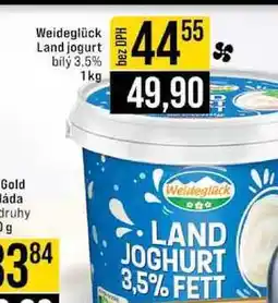Jip Weideglück Land jogurt bílý 3,5% 1kg nabídka