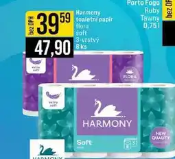 Jip Harmony toaletni papir flora soft 3-vrstvý 8ks nabídka