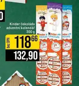 Jip Kinder čokoláda adventní kalendář 300 g nabídka