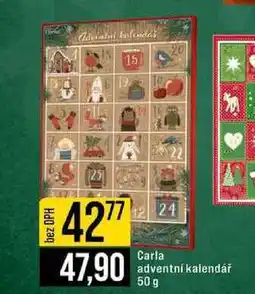 Jip Carla adventní kalendář 50 g nabídka