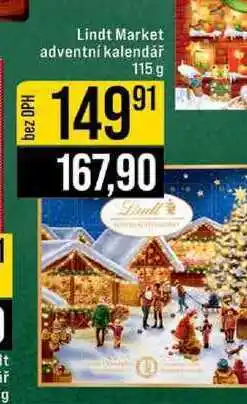 Jip Lindt Market adventní kalendář 115 g nabídka