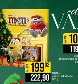 Jip M&M's adventní kalendář 361g nabídka