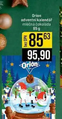 Jip Orion adventní kalendář mléčná čokoláda 85 g nabídka