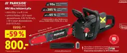Lidl PARKSIDE PERFORMANCE 40V Aku řetězová pila nabídka