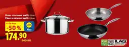 Lidl Hrnec z nerezové oceli Ø 20 cm / Pánev z nerezové oceli Ø 28 cm nabídka