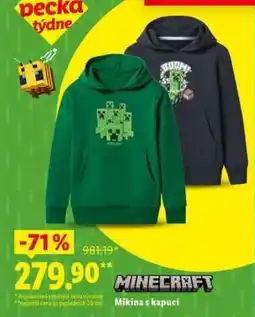 Lidl MIKINA S KAPUCÍ nabídka