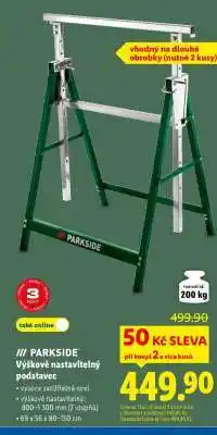 Lidl PARKSIDE Výškově nastavitelný podstavec nabídka