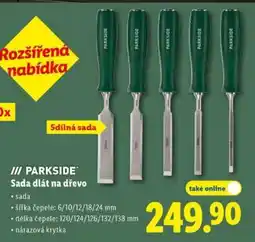 Lidl PARKSIDE Sada dlát na dřevo nabídka
