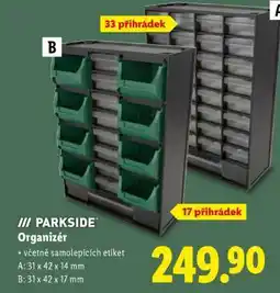 Lidl PARKSIDE ORGANIZÉR nabídka