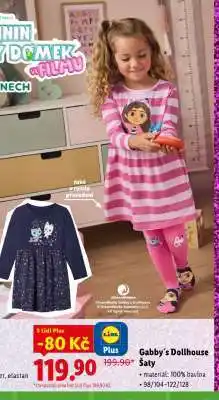 Lidl Gabby's Dollhouse Šaty nabídka