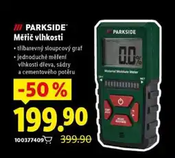 Lidl PARKSIDE Měřič vlhkosti nabídka