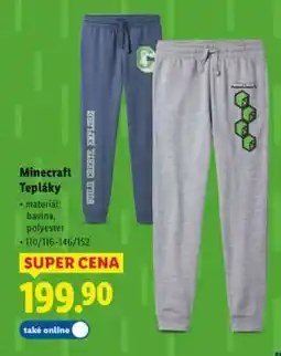 Lidl Minecraft Tepláky nabídka