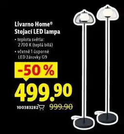 Lidl LIVARNO HOME STOJACÍ LED LAMPA nabídka