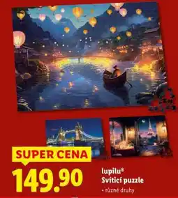 Lidl lupilu Svítící puzzle nabídka
