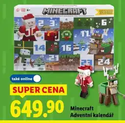 Lidl Minecraft Adventní kalendář nabídka