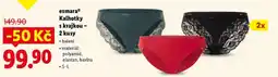 Lidl ESMARA KALHOTKY S KRAJKOU – 2 KUSY nabídka