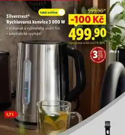 Lidl SILVERCREST RYCHLOVARNÁ KONVICE 3 000 W nabídka