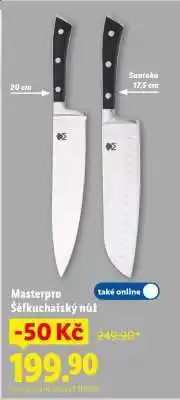 Lidl Masterpro Šéfkuchařský nůž nabídka