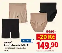 Lidl ESMARA BEZEŠVÉ TVARUJÍCÍ KALHOTKY nabídka