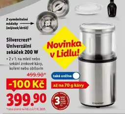 Lidl Silvercrest Univerzální sekáček 200 W nabídka