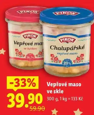 VEPŘOVÉ MASO VE SKLE