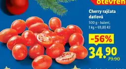 Lidl CHERRY RAJČATA DATLOVÁ nabídka