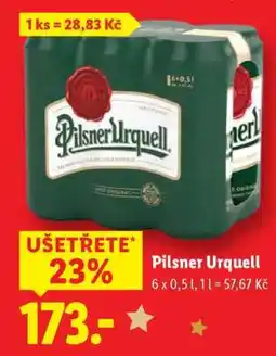 Lidl Pilsner Urquell nabídka