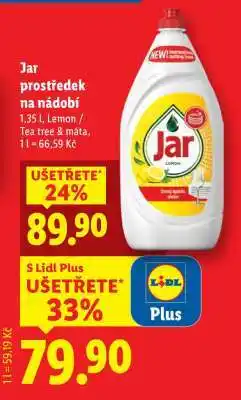 Lidl Jar prostředek na nádobí nabídka