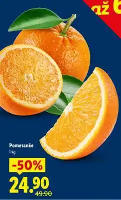 Lidl Pomeranče nabídka