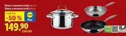Lidl Hrnec z nerezové oceli Ø 16 cm / Pánev z nerezové oceli Ø 24 cm nabídka