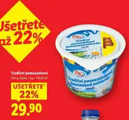 Lidl Pilos Tradiční pomazánkové Smotanová nátierka klasik nabídka