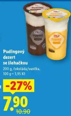 Lidl Pudingový dezert se šlehačkou nabídka