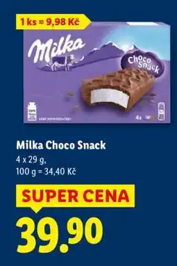 Lidl Milka Choco Snack nabídka