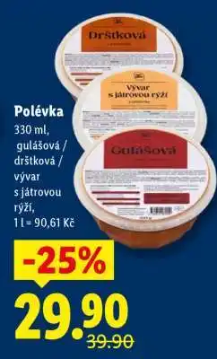 Lidl Polévka nabídka